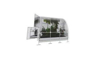 Siltumnīca KLASIKA TUBE 3 x 2m ar pamatiem - 6mm polikarbonāts 4779037491551 KLASIKA GREENHOUSE (4779037491551)