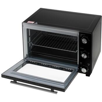 Adler Электрическая духовка AD 6025, 35L, 1500W, Черная, Конвекция, Вертел, Таймер 60 мин (AD 6025)