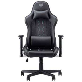 Acer Predator Rift Go PGC331, игровое кресло, GP.GCR11.00Y, 120 кг, 138.5 см, 69 см, 55 см, 5 колес, черный, сталь, ПВХ (GP.GCR11.00Y)
