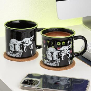 Paladone Mandalorian и Grogu термокружка PP16271MAN, 350ml, 390g, официально лицензированный продукт Звездных войн (PP16271MAN)