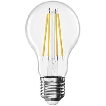 Emos LED лампочка FILAMENT A60 ZF5148, 3,8 Вт, 806 лм, 230 В, 50 000 часов, E27, нейтрально-белый, 360°, 4 COB чипа (ZF5148)