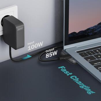 Digitus USB-C 8K док-станция DA-70919, 1x Ethernet, 2x HDMI, 1x USB-C, 3x USB-A, 100W PD (DA-70919)