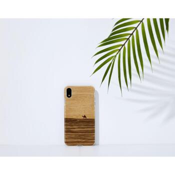 Man&Wood Чехол для смартфона M7617W, Белый, Дерево, Задний, Вырез под камеру, Защита от царапин, Пылезащита (M7617W)