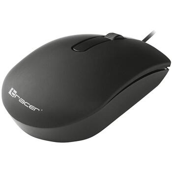 Tracer optiskā pele TRAMYS47433, 800 DPI, 3 pogas, USB, melna, vadu, birojam (TRAMYS47433)