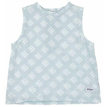 Lodger Tank Topper Tribe Muslin детский топ без рукавов TP 105_74, размер 74, 100% хлопок, синий, Oeko-Tex (TP 105_74)