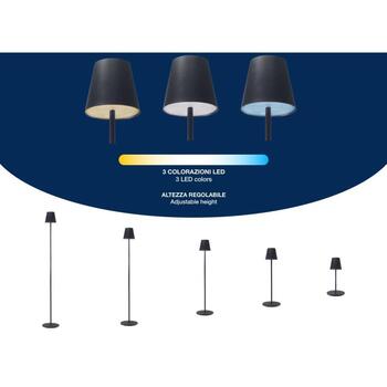 Beper Напольная Лампа P201UTP401, 2.5W, черный, LED, 1 лампочка, регулируемая цветовая температура, затемняемая (P201UTP401)
