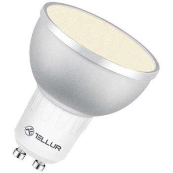 Tellur WiFi LED лампочка GU10 TLL331201, 5W, 2700K-6500K, 460lm, 180°, 2.4GHz, CRI Ra>80 (TLL331201)