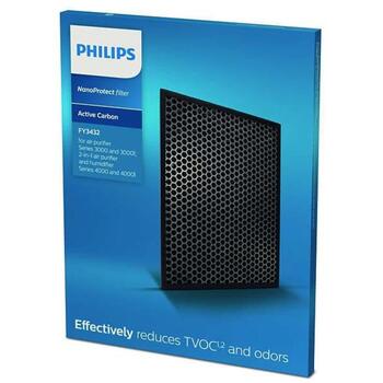 Philips Nano Protect фильтр FY3432/10, угольный фильтр, улавливает газы и запахи, 12 мес., AC4550, AC4558, AC3259 (FY3432/10)