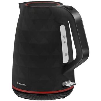 Manta Электрический чайник KTL9230B, 1.7 л, 2200 Вт, скрытый нагревательный элемент, нержавеющая сталь, индикатор уровня воды (KTL9230B)