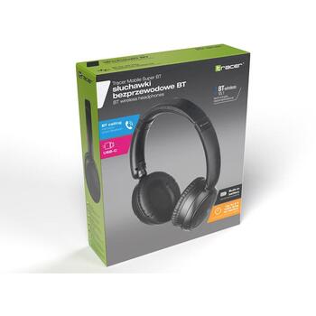 Tracer Наушники Mobile Super BT TRASLU47379, 5ч, 200мАч, Bluetooth 5.1, 40мм, 32Ω, Микрофон, Складной дизайн (TRASLU47379)