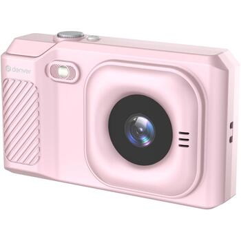 Denver Компактная камера DCA-4818 Rose 112170000010, 2.8'' LCD, 5 МП, CMOS, MicroSD до 64 ГБ, USB-C, 8x цифровое увеличение (112170000010)