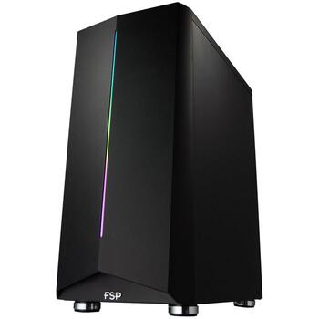 FSP CMT151, ATX korpuss, 2xUSB3.0, 2xUSB2.0, 7 sloti, 2xHDD, 2xSSD, 120mm ventilators, 315mm GPU, 160mm CPU (CMT151)