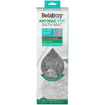 Beldray Коврик для ванной LA032678UFFEU7, 68x39см, PVC, прозрачный, противоскользящий, легкий в чистке (LA032678UFFEU7)