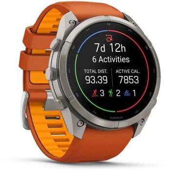 Garmin viedpulkstenis Fenix 9 Pro 010-04337-01, 1.5 collu AMOLED, 466x466 pikseļi, 64 GB, 31 diena, 744 h, 10 ATM, titāna korpuss (010-04337-01)