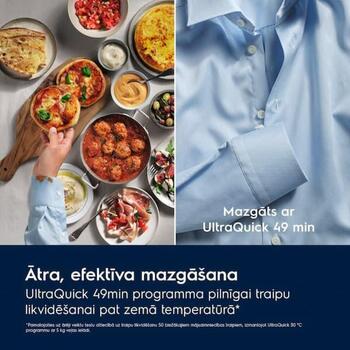 Electrolux стиральная машина EW8FG5602CDE, 11кг, 1600об/мин, 73л, A, паровая программа, SmartSelect, SteamRefresh, Connected+ (EW8FG5602CDE)