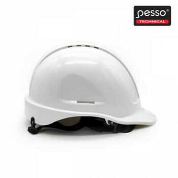 Pesso Защитная каска SALNB, белая, 53-64см, ABS, 0.49кг, EN 397, 8 вентиляционных отверстий, регулируемая (SALNB)