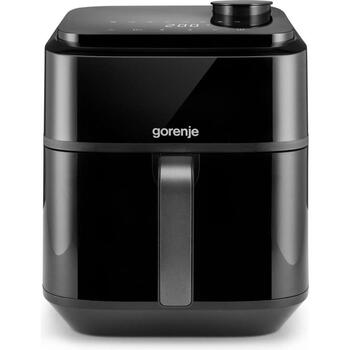 Gorenje Фритюрница AF1800ST, 6.7L, Черная, Сенсорное управление, LED дисплей, 8 программ, Автоматическое отключение (AF1800ST)
