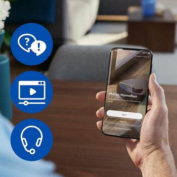 Philips робот-пылесос XU5000/10, мешок для пыли, 0.26 L, 66 дБ, Li-Ion 4800 мАч, 200 мин, Wi-Fi, 1.5 м шнур, 4 уровня всасывания (XU5000/10)