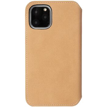 Krusell Sunne PhoneWallet Apple iPhone 11 Pro Max 61750, коричневый, кожзам, отделение для карт, подставка, беспроводная зарядка (61750)