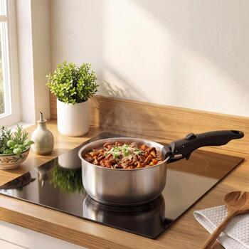 Russell Hobbs Набор кастрюль RH04034, серебристый, нержавеющая сталь, съемная ручка, 4 шт. (RH04034)
