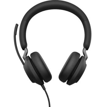 Jabra гарнитура Evolve2 40 SE 24189-999-799, USB-C, USB-A, проводная, стерео, 20-20000 Гц, 117 дБ, 3 микрофона, MS Teams (24189-999-799)
