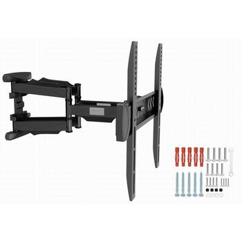 Gembird sienas stiprinājums WM-58ST-01, atbalsta 32-58'' televizorus, VESA 100x100-400x400 mm, 36.4 kg (WM-58ST-01)
