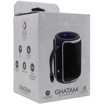White Shark Bluetooth колонка Ghatam GBT-3007 GHATAM BW, 10 W, 20 Hz-20 kHz, 1500 mAh, RGB LED, FM, AUX, USB, микрофон (GBT-3007 GHATAM BW)