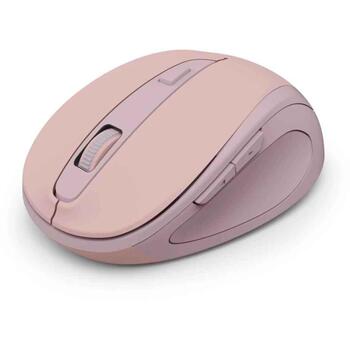 Hama компьютерная мышь WM-400 001730390000, оптическая, беспроводная, 1600 DPI, 6 кнопок, USB Type-A приемник, розовая (001730390000)