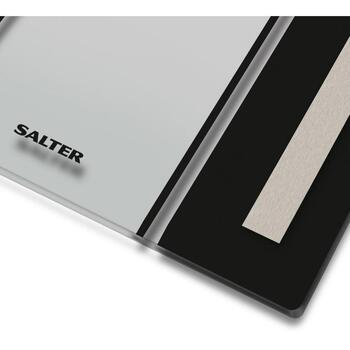 Salter Ķermeņa svari 9128 BK3R, 150 kg, 1.5 kg, LCD, ķermeņa tauku analīze, automātiskā izslēgšanās, mūsdienīgs dizains (9128 BK3R)