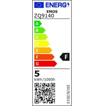 Emos LED лампочка для вытяжки ZQ9140, 4,5 Вт, 465 лм, теплый белый, E14, 3000 K, 30 000 часов (ZQ9140)