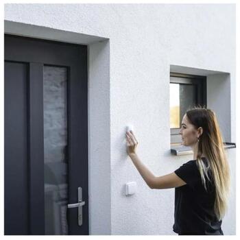 Emos Беспроводной дверной звонок P5733W, P5733W, 150м, 36 мелодий, IP44, 110дБ, 1x3V CR2032 в комплекте, self-learning (P5733W)