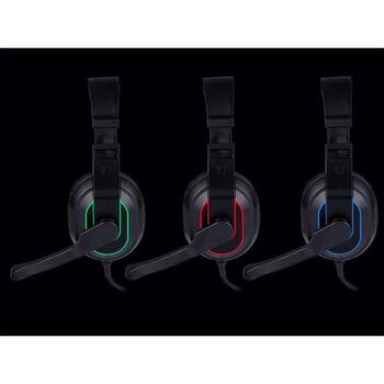 Tracer Наушники TRASLU46467, 115dB, 32Ω, 2.2m, 40mm, RGB, Стерео, Встроенный микрофон, Регулятор громкости (TRASLU46467)