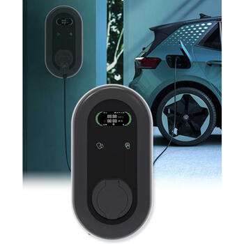 Настенная зарядная станция для электромобиля 22kW Type 2 розетка 32A 3 фазы WiFi smart Morek (MEV22DREWNNT2)