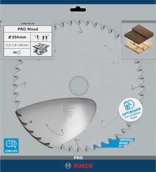 Galda zāģiem PRO WOOD CORDLESS RIPZĀĢA ASMENS BOSCH 2608837734 (2608837734)