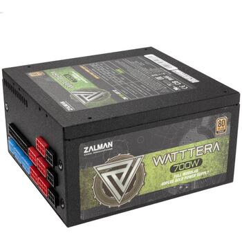 Zalman WATTTERA barošanas bloks ZM700-EBTII, 700 W, 100-240 V, 91%, 1 ventilators, 80 PLUS Gold (ZM700-EBTII)