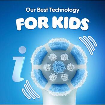 Oral-B электрическая зубная щетка iO Stitch, 6 лет+, 3 режима, 1 насадка, дорожный чехол, зарядная база, литий-ионный аккумулятор (iO Stitch)