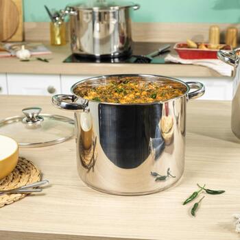 Russell Hobbs RH03800EU7 Classic Collection 24cm 9L Stockpot, Stainless Steel (RH03800EU7)