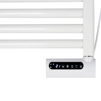 Электрический полотенцесушитель радиатор для ванной с таймером 500W IP24 настенный Sani Towel 500 White Eurom (352450)