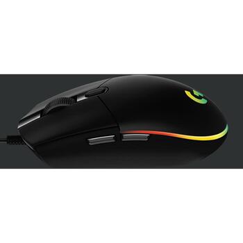 Logitech G203 USB оптическая мышь 910-005796, 8000 DPI, 6 кнопок, RGB подсветка, 2.1m кабель (910-005796)