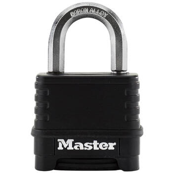 Замок навесной EXCELL черный оцинкованный 57 мм 28 мм M178EURD MASTERLOCK (M178EURD)