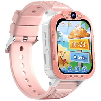 Blackview Умные часы Z40 PRO PINK, 850 mAh, 4G, GPS, WiFi, IP68, 1.85 дюйма TFT, 280x320 пикселей, SOS, встроенная камера (Z40 PRO PINK)