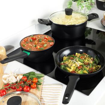Russell Hobbs RH03254EU7 Verde Thermocollar сковорода, 24 см, алюминий, антипригарное керамическое покрытие, без PFAS (RH03254EU7)