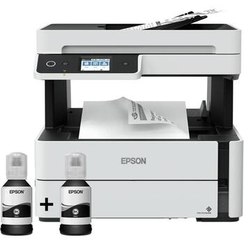 Epson Многофункциональный принтер EcoTank M3170 C11CG92403, 20 стр./мин, 1200 x 2400 dpi, ADF, Wi-Fi, Черный (C11CG92403)