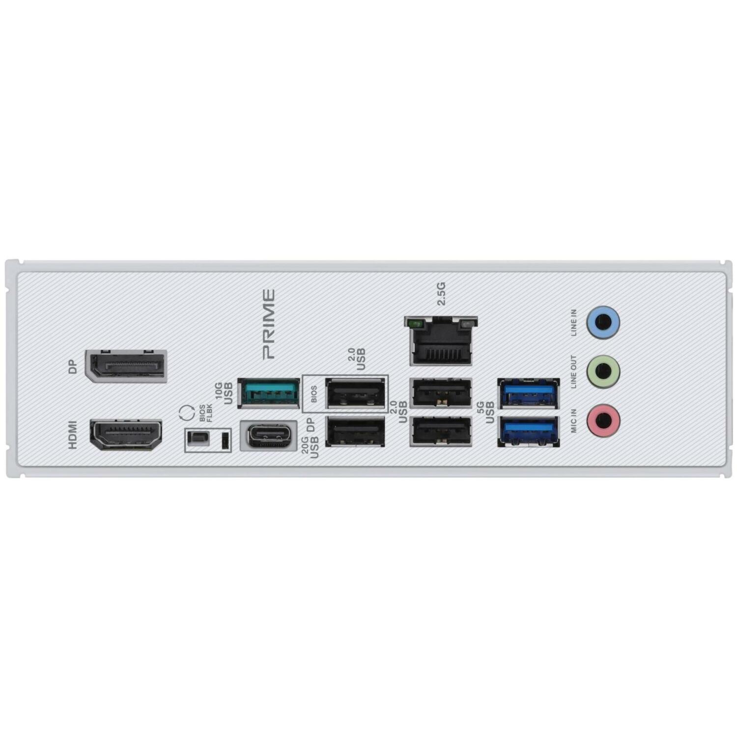 Asus Mātesplate PRIME Z890-P, LGA 1851, DDR5, 192 GB, 4 DIMM, 4 M.2, 2.5 Gb Ethernet, 7.1 audio, ATX (PRIME Z890-P)