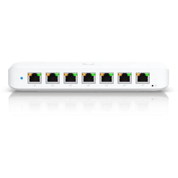 Ubiquiti Управляемый L2 Gigabit Ethernet USW-Ultra-210W, 8x10/100/1000, 7 PoE порта, 202 W PoE бюджет, 16 Gbit/s мощность (USW-Ultra-210W)