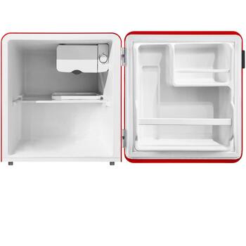 Midea Холодильник MDRD86SLE32, 47L, 41dB, класс E, отдельно стоящий, красный, 1 дверь (MDRD86SLE32)
