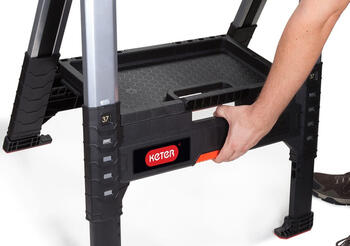 Steķis ar koka virsmu ROC Pro Gear Lumber Jack Sawhorse 71x69x82cm KETER (30203039)