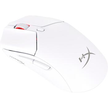 HyperX bezvadu spēļu pele Pulsefire Haste 2 Mini 7D389AA, 26000 DPI, 650 ips, 1000 Hz, 6 pogas, 100 milj. klikšķu, 100 h, LiPo (7D389AA)
