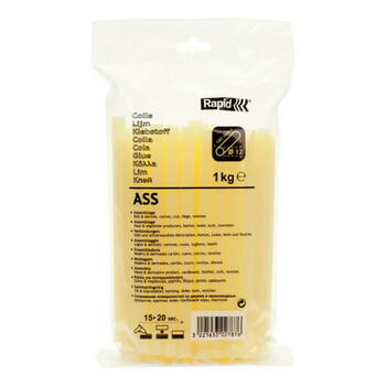 Rapid Glue sticks Professional 40302787, 12x190mm, 1kg, 170-190°C, 80-96°C, 30s, speciālā montāža (40302787)