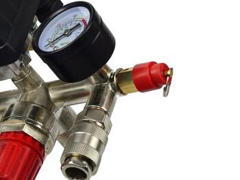 Spiediena regulators gaisa kompresoriem, 12 bar, 2 manometri, G80306, GEKO (G80306)